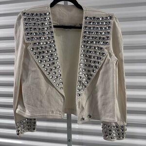 Studded Cream Jacket